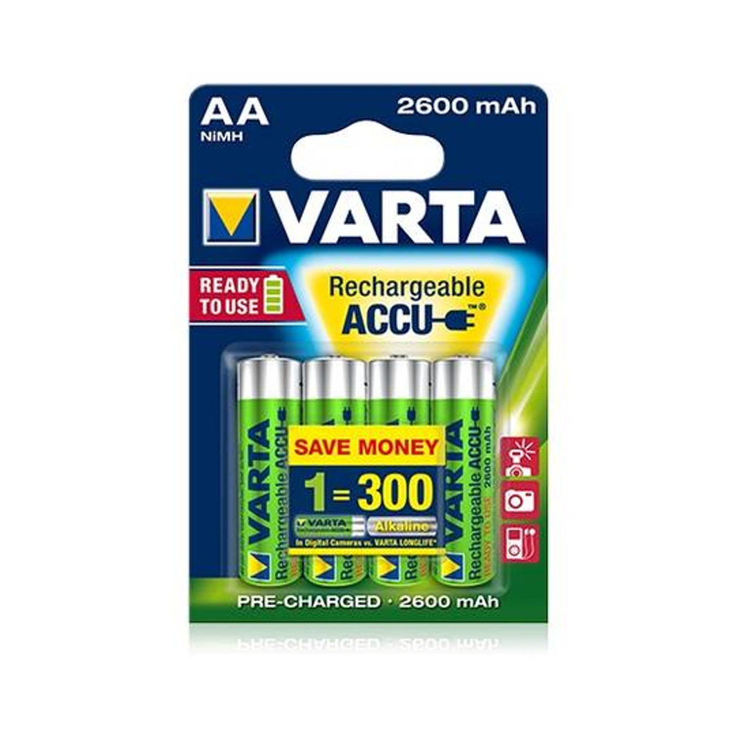 Varta - AA Oplaadbare Batterijen / 2600Mah - 4 stuks