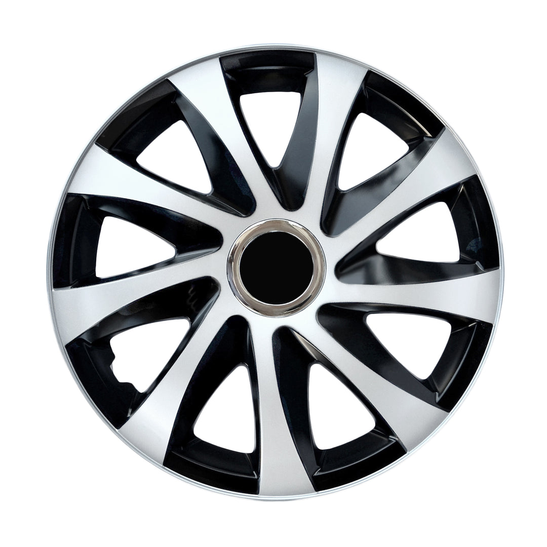 Universele wieldoppen 15" NRM DRIFT Extra wit/zwart 4 stuks