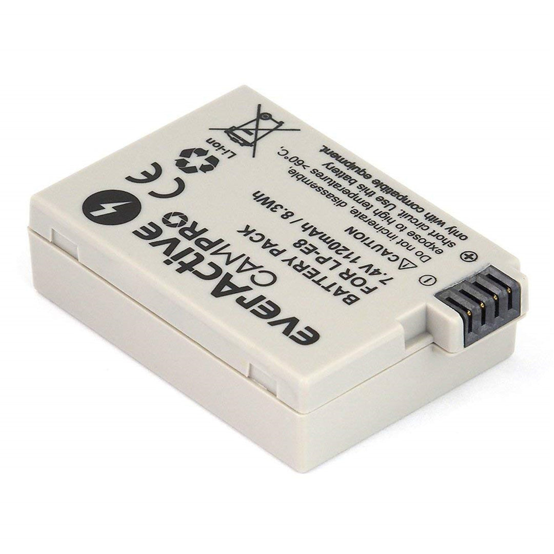 Batterij EverActive CamPro Canon LP-E8 capaciteit 1120 mAh