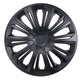 15" NRM STERK zwart mat universele wieldoppen 4 stuks