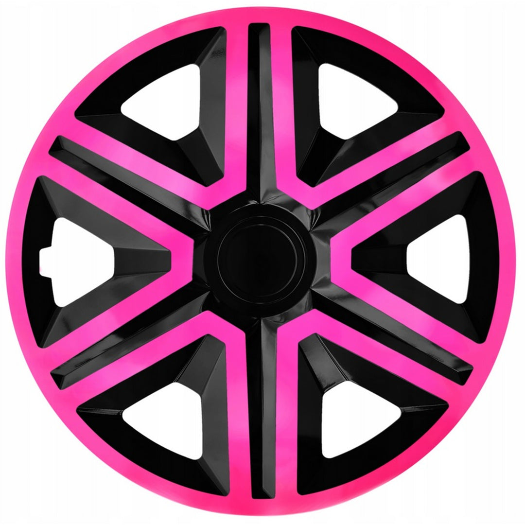 ACTIE caps zwart-roze 14 "4st De montage is heel eenvoudig
