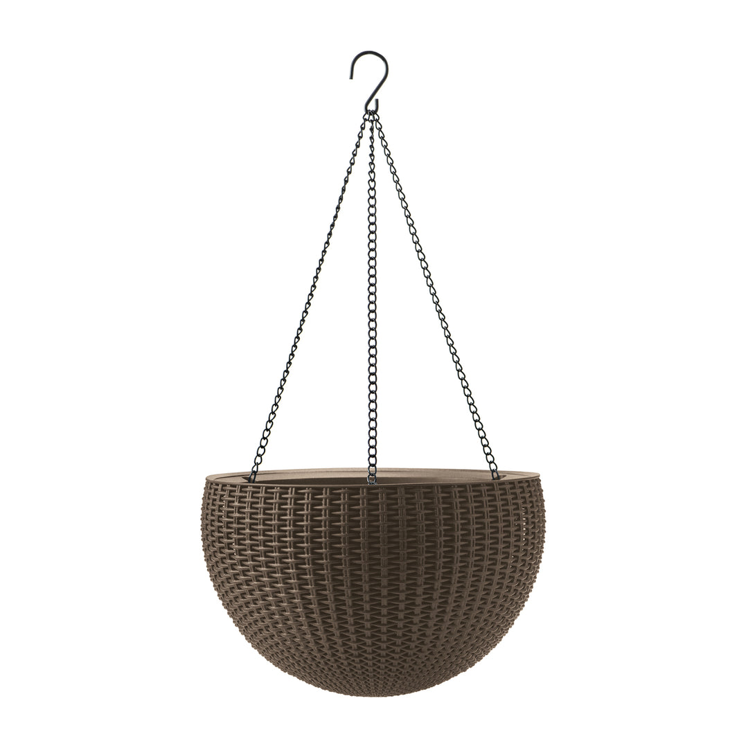 Bloempot Keter Hanging Sphere Planter koffiekleur mokka