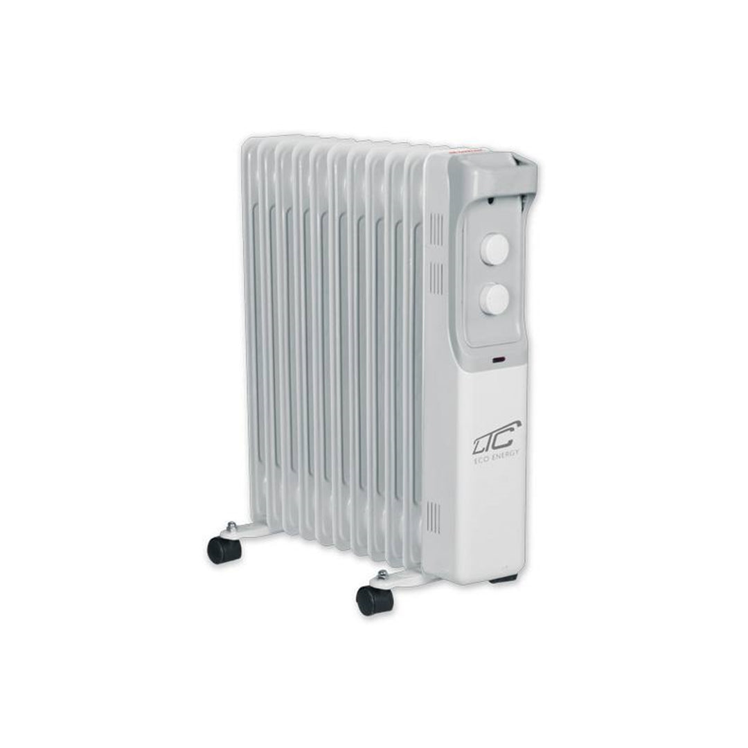 LTC - Elektrische olieverwarming 11 vinnen 2500W - Wit