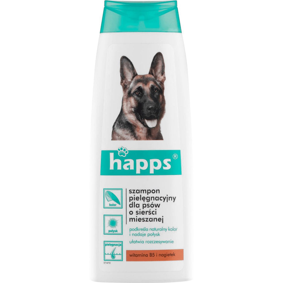 Verzorgende shampoo voor honden met gemengd haar Happs 200 ml