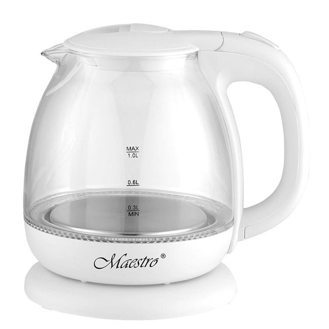 Verlichte elektrische waterkoker 1L Maestro MR055 - wit