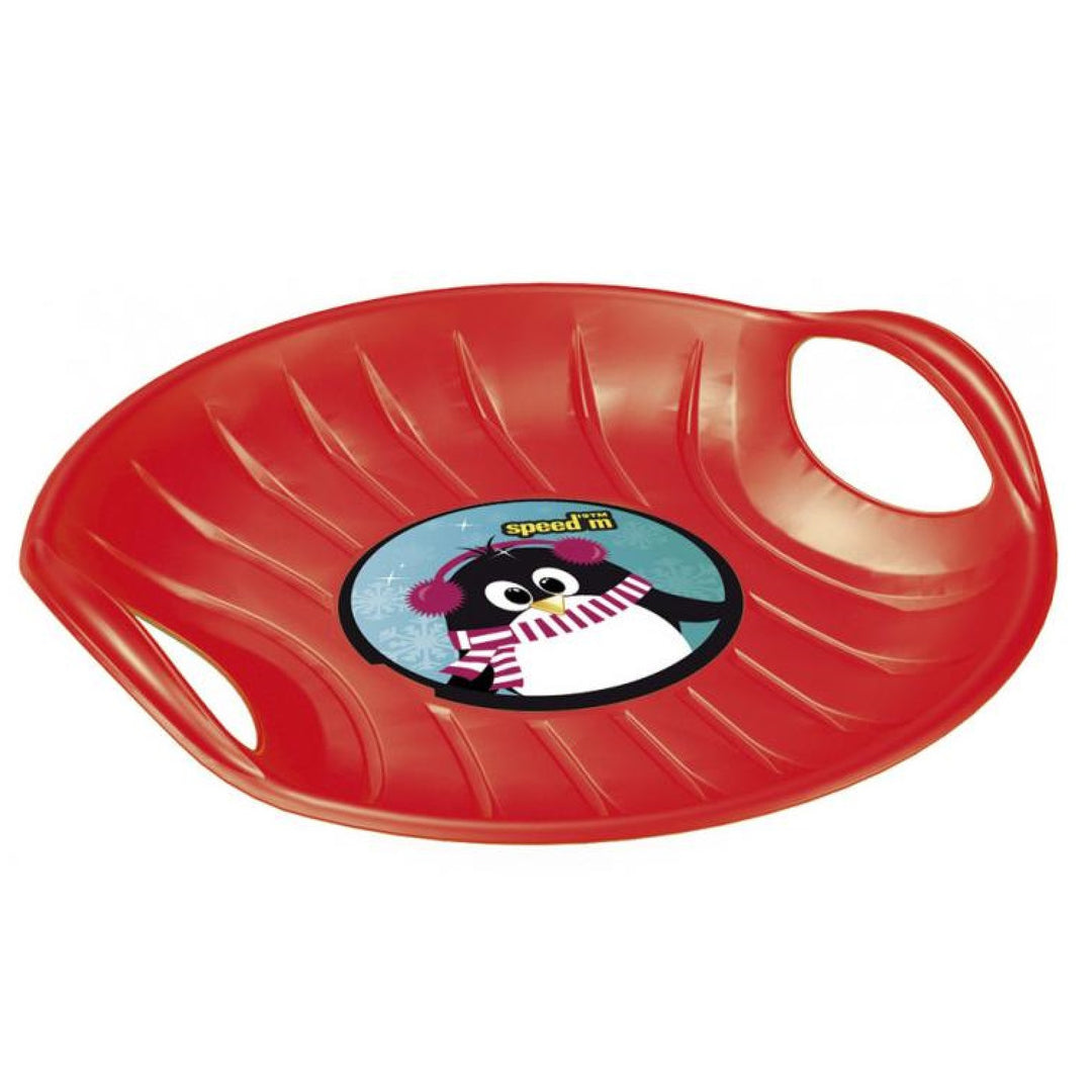 Glijplaat Slede Winter Snow Slede Plastic - 60 x 60 cm - Rood