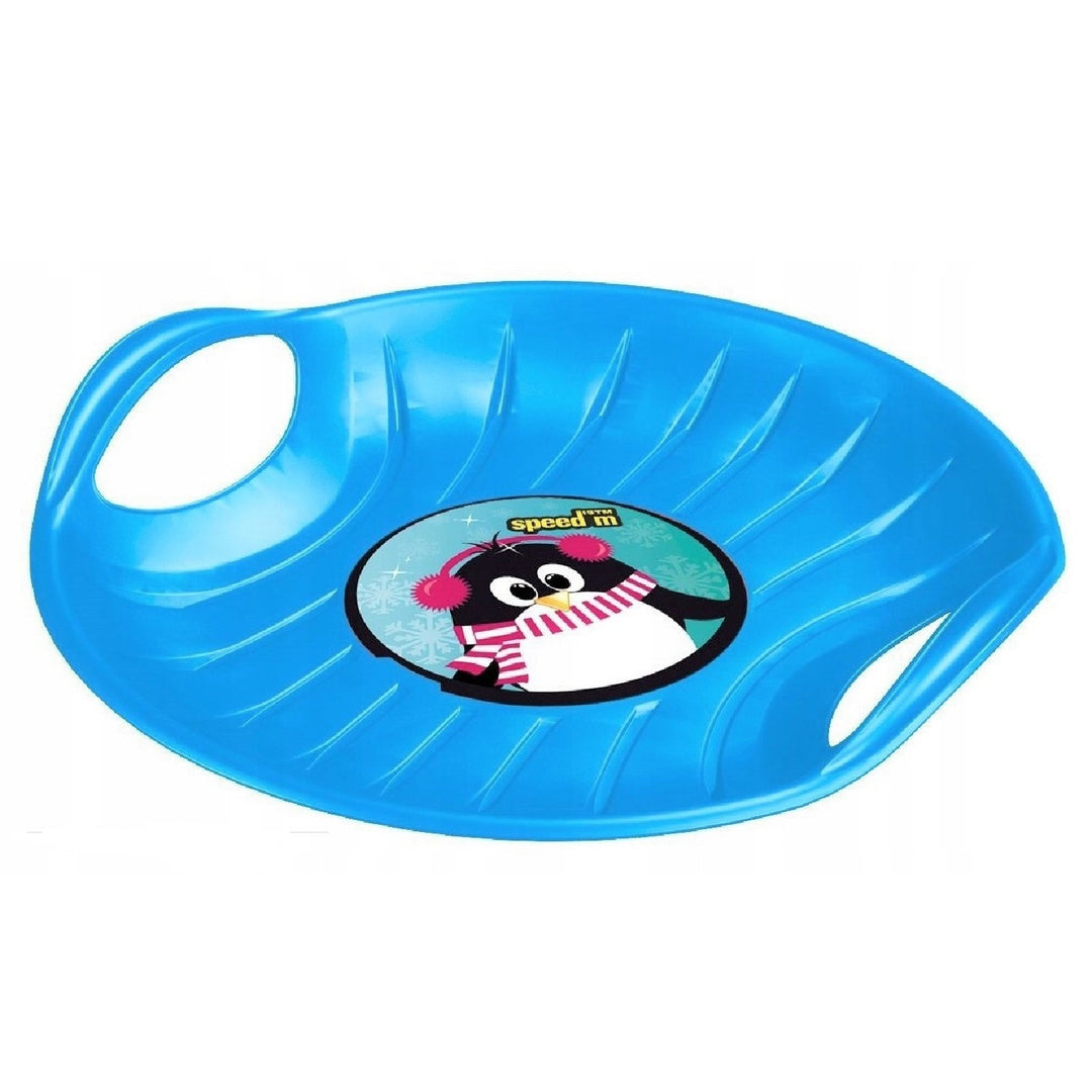 Glijplaat Slede Winter Snow Slede Plastic - 60 x 60 cm - Blauw