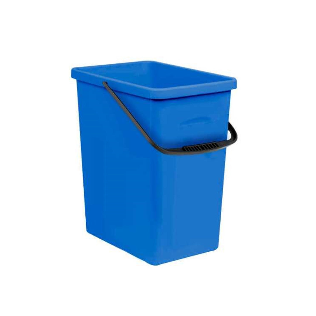 BranQ 1309 Afvalbak Afvalscheider Recycling Eco Opbergbak 10L Blauw