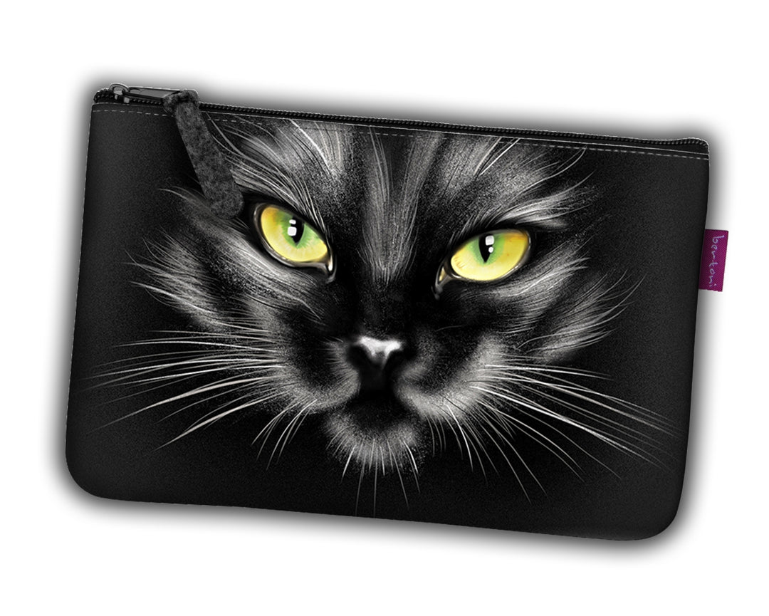 Bertoni - Vilten tas Organiser toilettas met rits cosmetische tas voor Make-Up Organiser - Nero