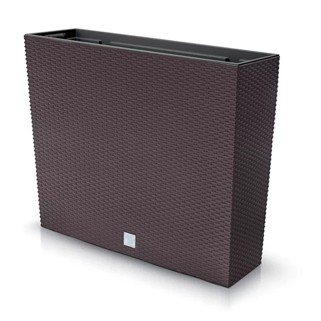 Prosperplast Rato Case - Hoog Bloempot met inzet - kleur umbra
