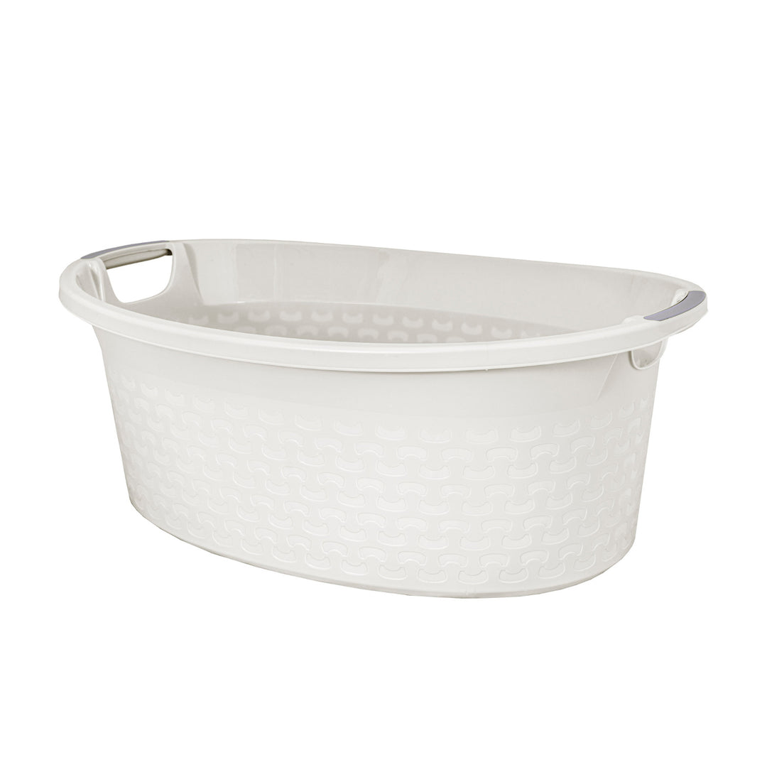 BRANQ - Wasmand Carter met handgrepen - Cotton 40L - Antiek wit