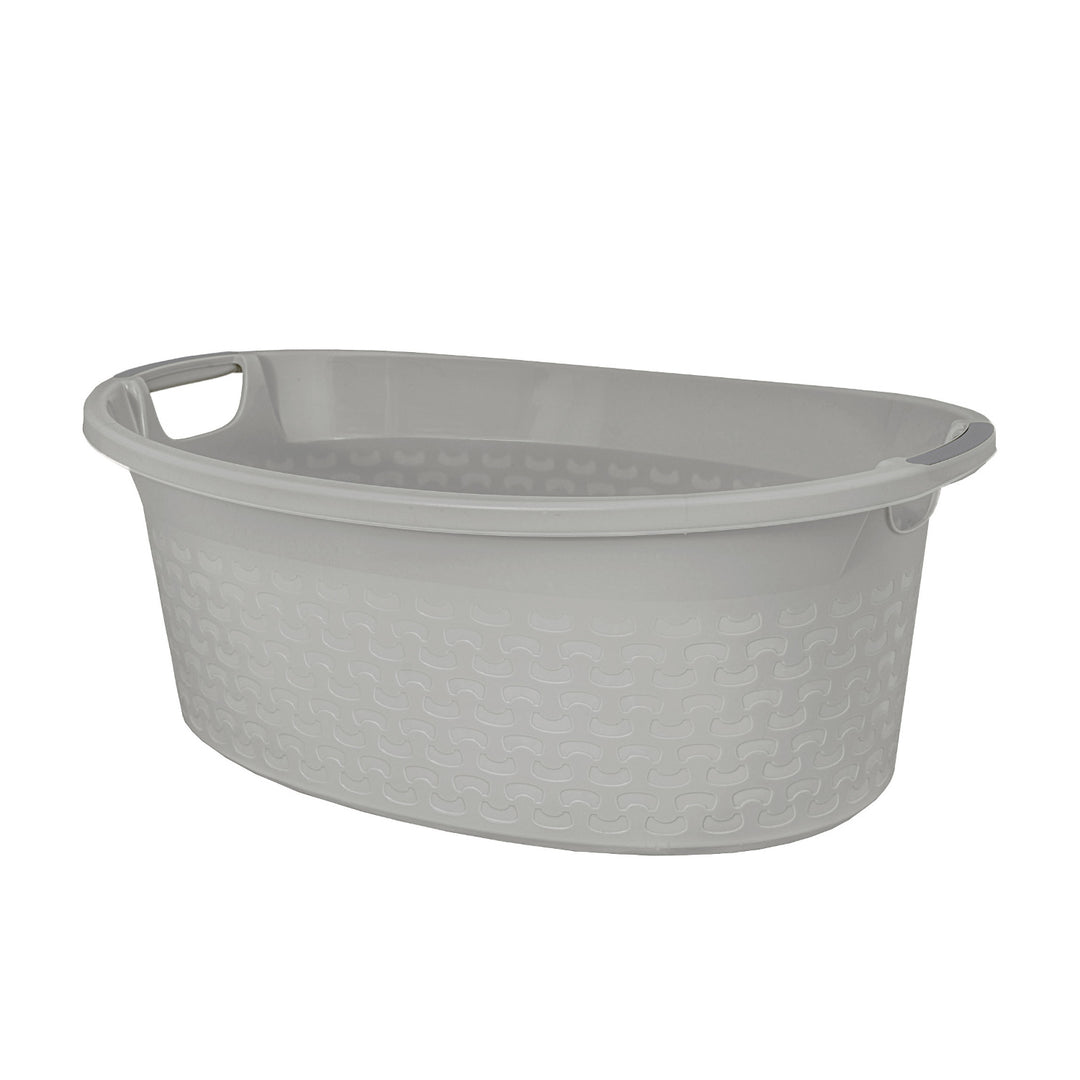 Branq - Wasmand - Badkuip met handgrepen - Cotton - 40L - Grijs