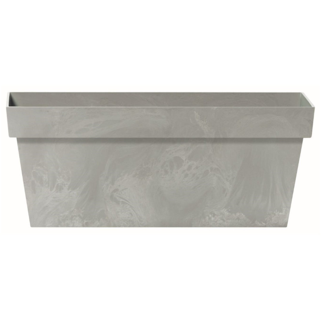 Prosperplast - Kubus Beton Effect Binnen / Buiten Rechthoekige Bloempot UV-bestendig 587x264x236mm Beton