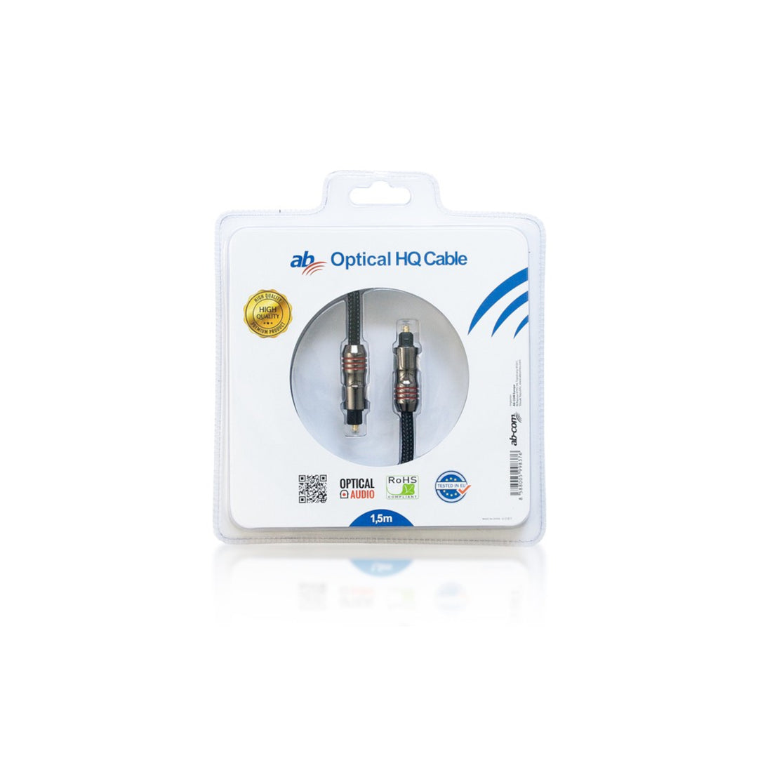 AB-COM - Kabel - optische audio HQ kabel van hoge kwaliteit - 1,5m