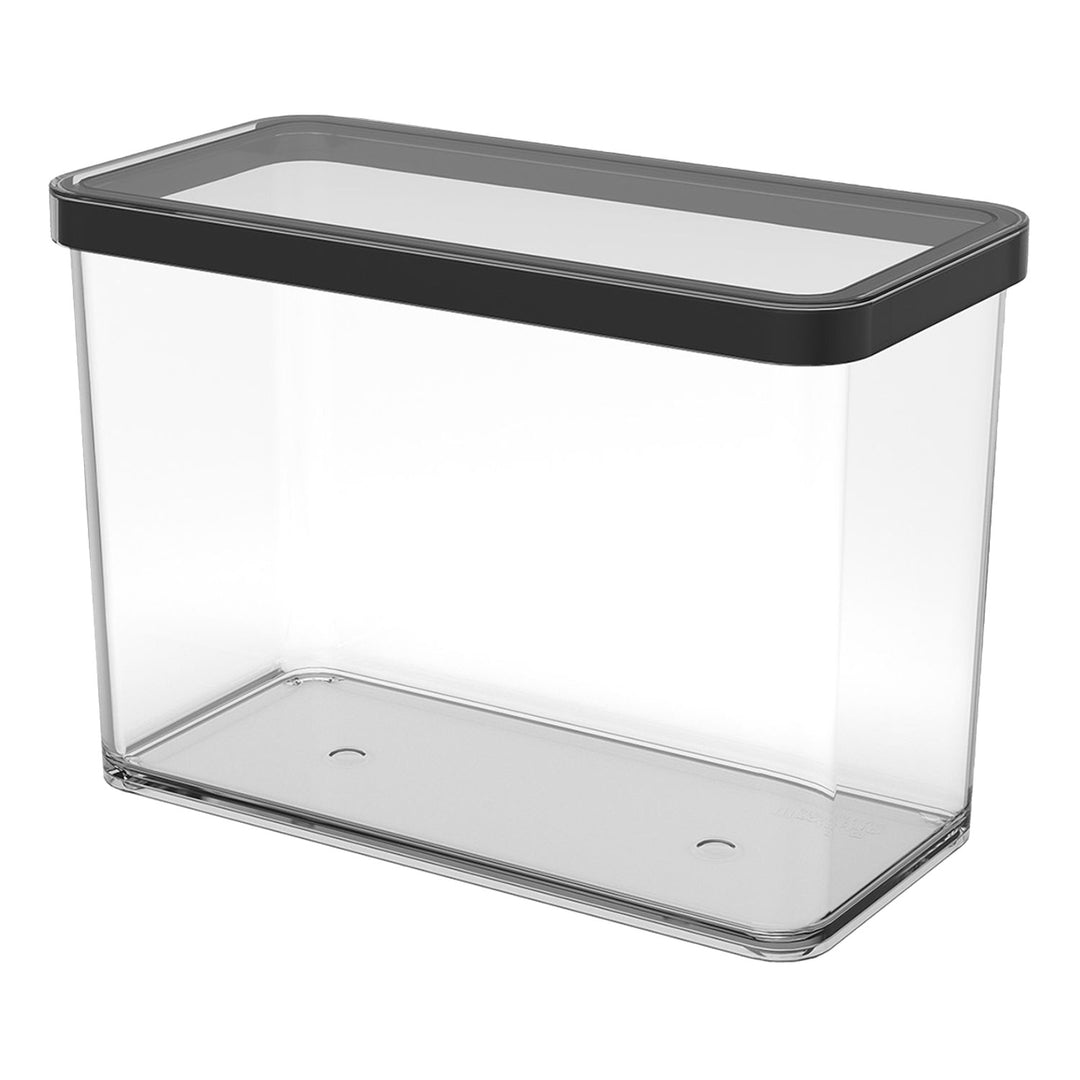 Premium 2,1 L ROTHO LOFT transparant met zwart deksel