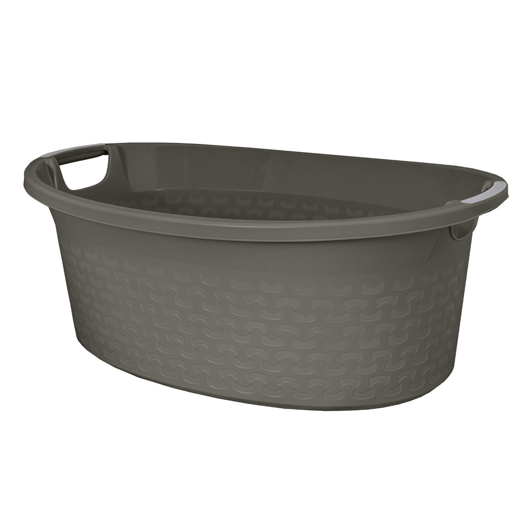 Branq Cotton Ovale waskom Wasmand Dark Melange 60L