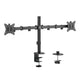 Maclean - Monitorbeugel voor 2 monitoren 17-32" - VESA 75x75 en 100x100 -tot 2x 9kg - MC-754N