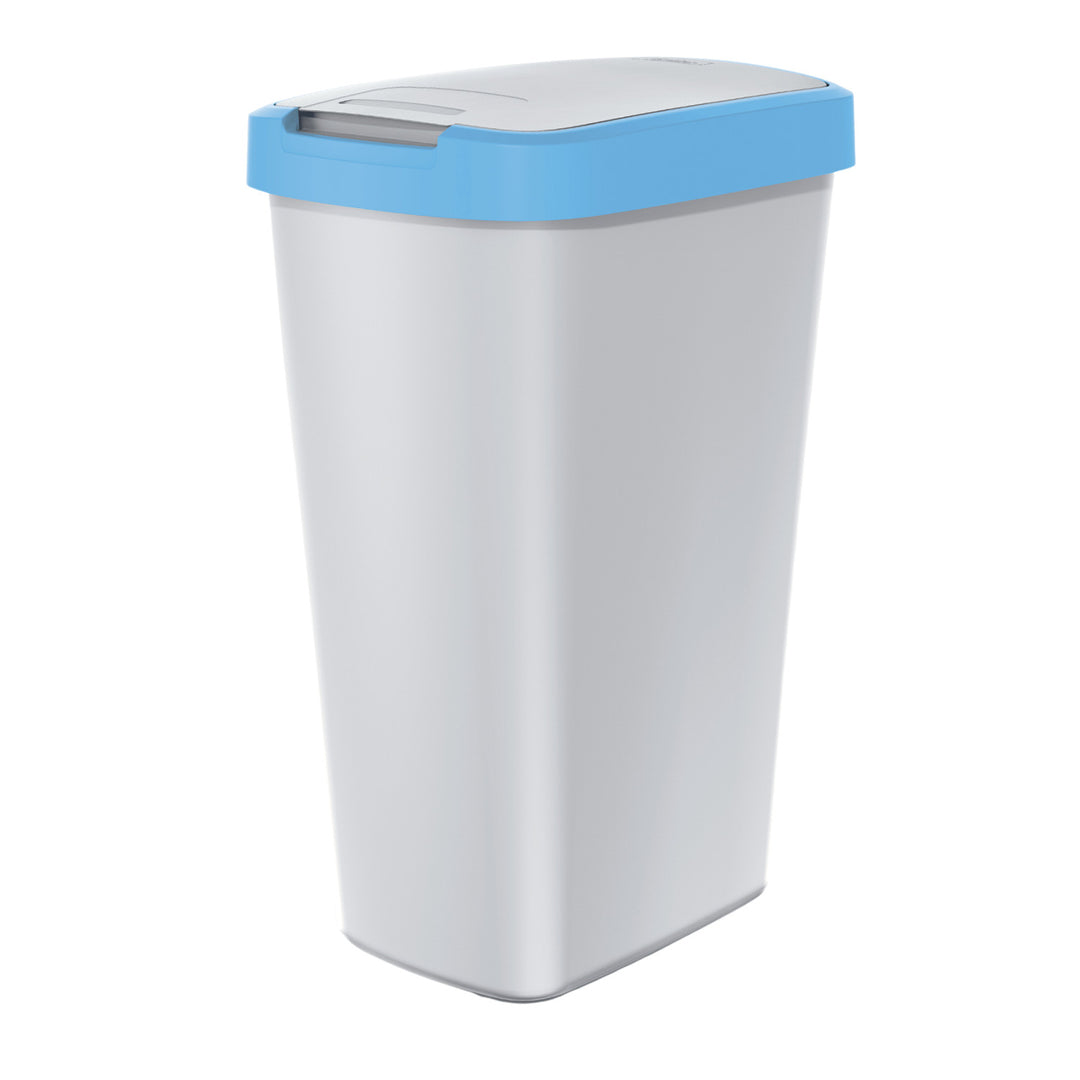KEDEN COMPACTA Q 45 liter afvalbak NSAB45-2717C_427C - essen met lichtblauw frame