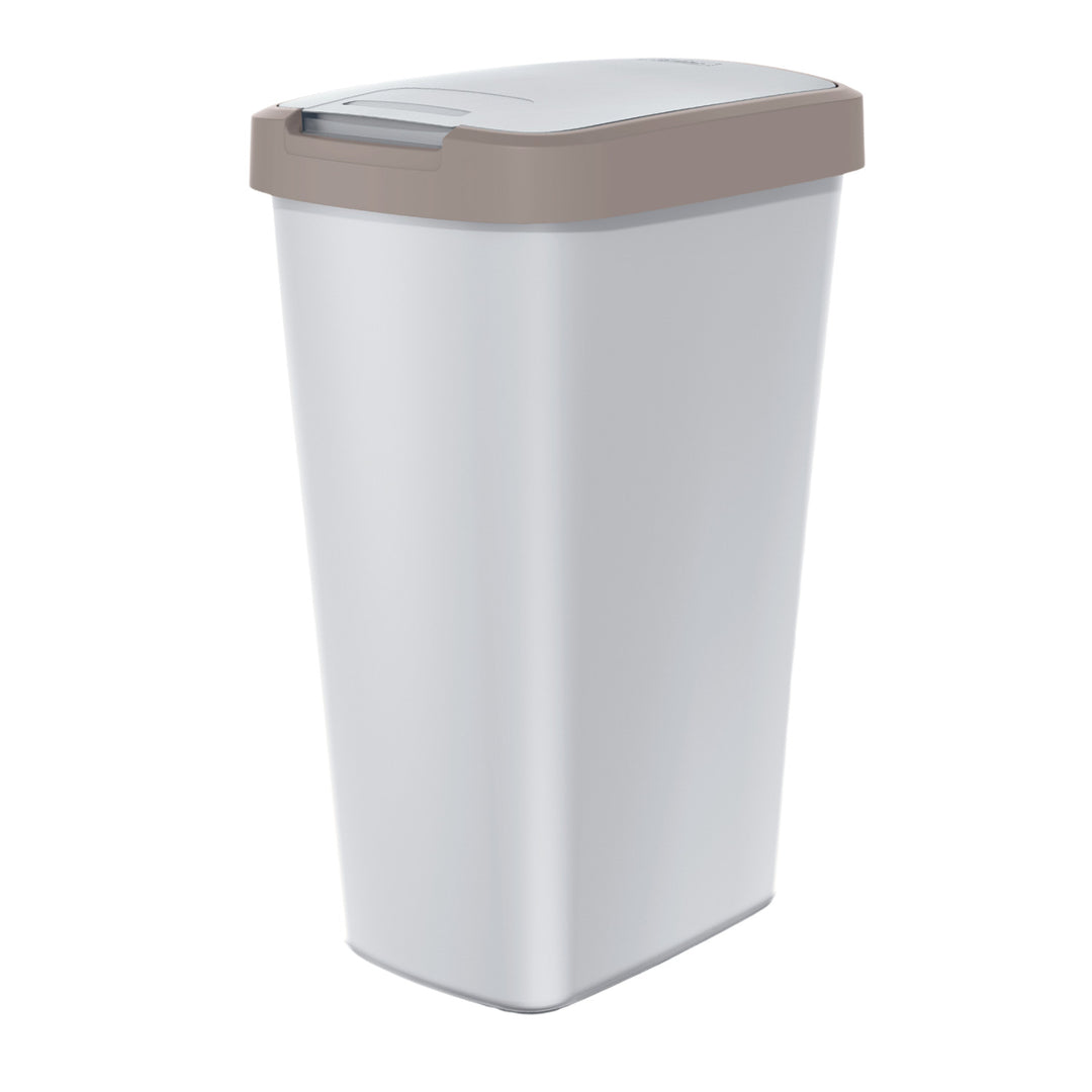 KEDEN COMPACTA Q 45 liter afvalbak NSAB45-WG5C_427C - essen met lichtbruin frame