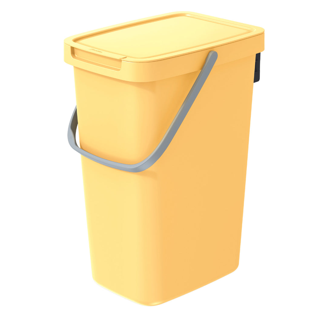 Keden - Compact Q - Afvalbak 12L - prullenbak - lichtgeel