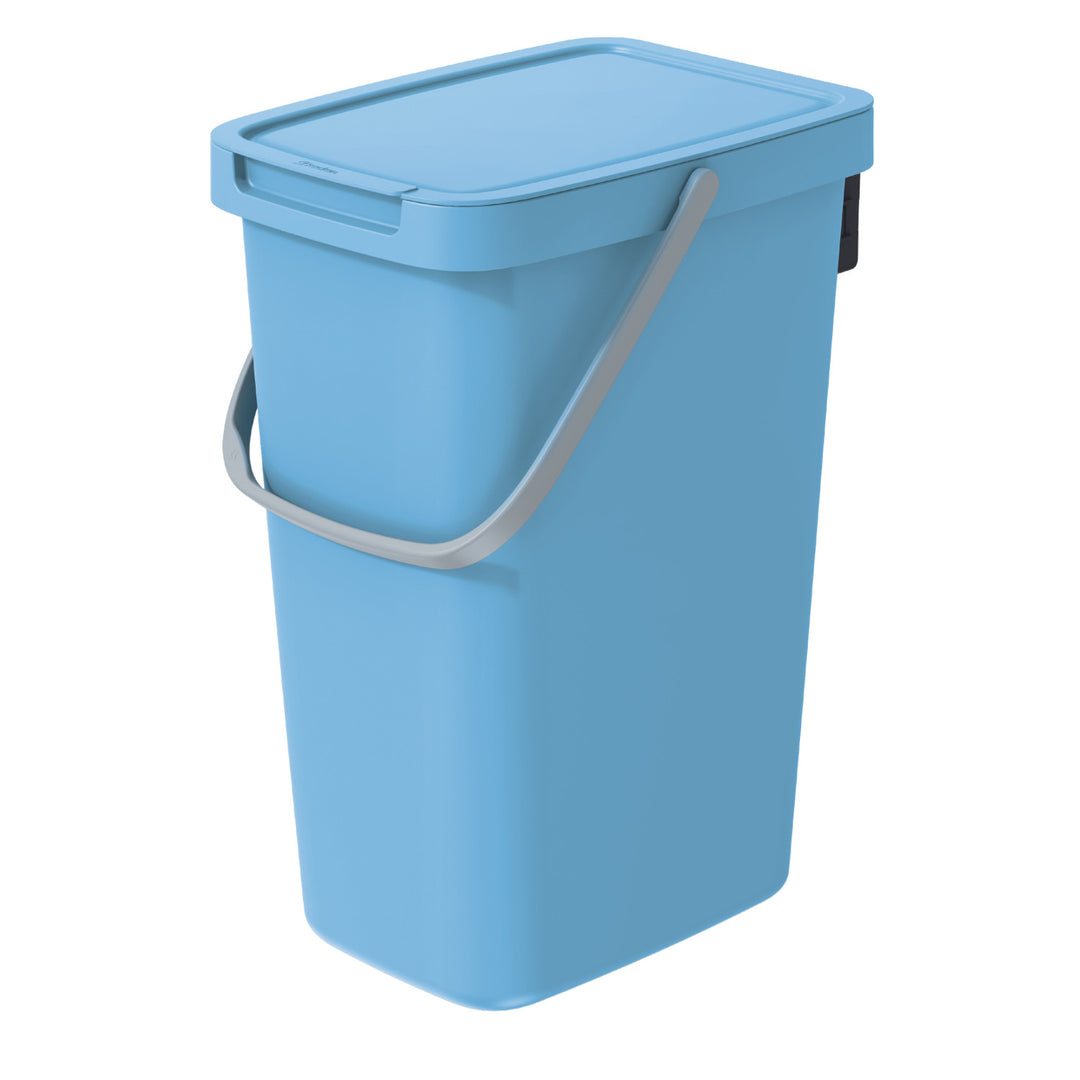 Keden - Compact Q - Afvalbak 12L - prullenbak - lichtblauw