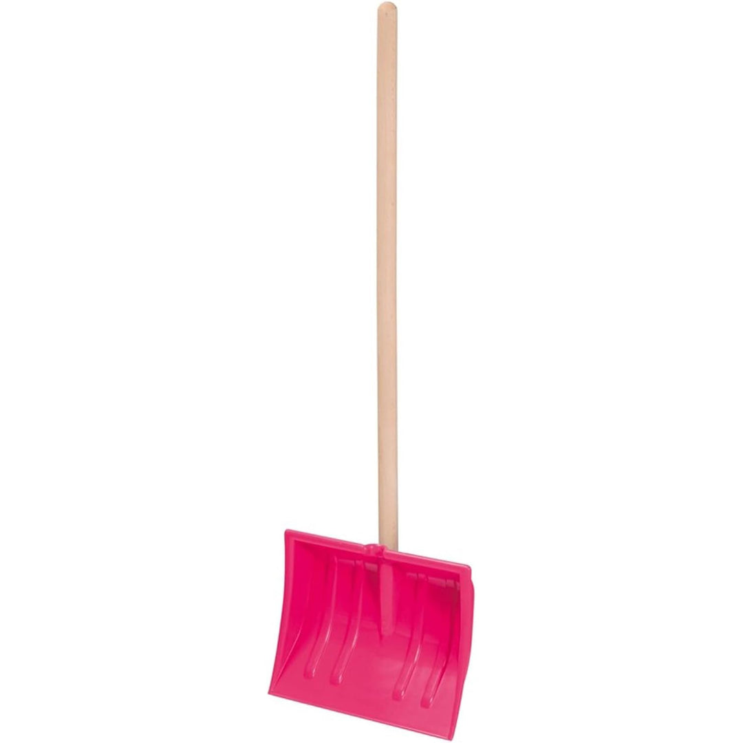 Prosperplast - Sneeuwschep 88cm / sneeuwschuiver - voor kinderen - houten steel - handgreep - Bobo - Roze