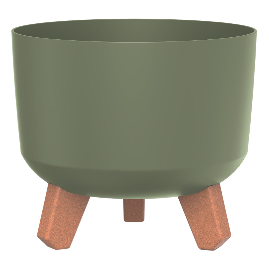 Prosperplast Gracia - Bloempot met pootjes - Rond / diameter 200 mm - Groen
