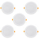 Maclean - Set van 5 stuks Led-paneel - SLIM inbouw - 18W - Neutraal Wit 4000K - 170*26mm - 1900 lm, MCE372 R