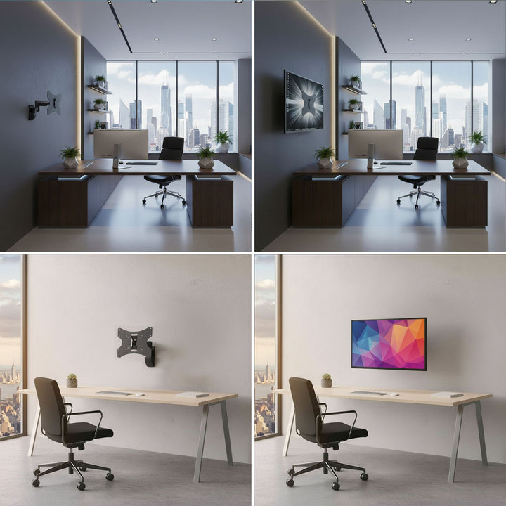 Muurbeugel voor TV, 23- 42 inch, tot 30 kg, Maclean Brackets 8, MC-503B LCD, LED