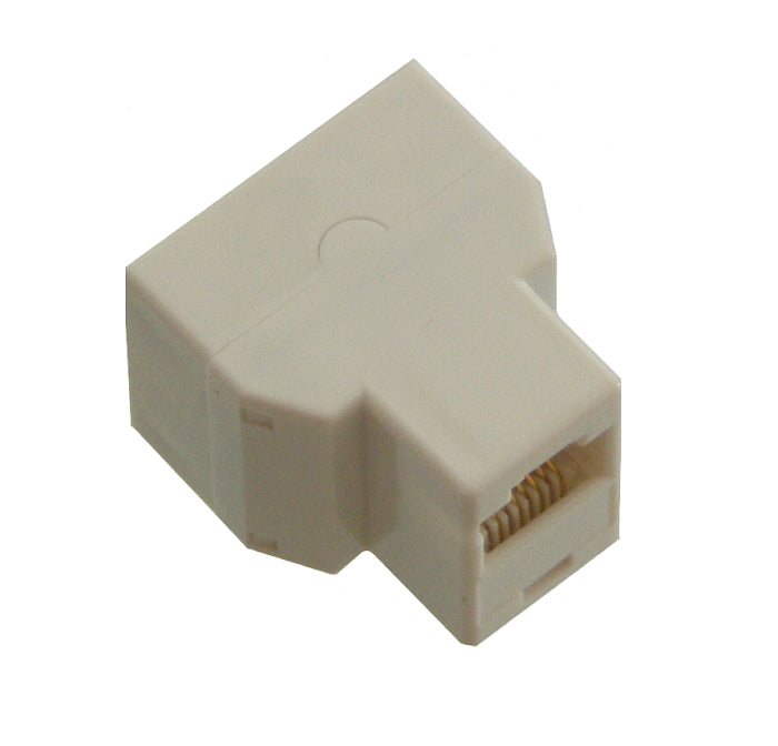Gloednieuwe RJ45 splitter socket - 2x socket