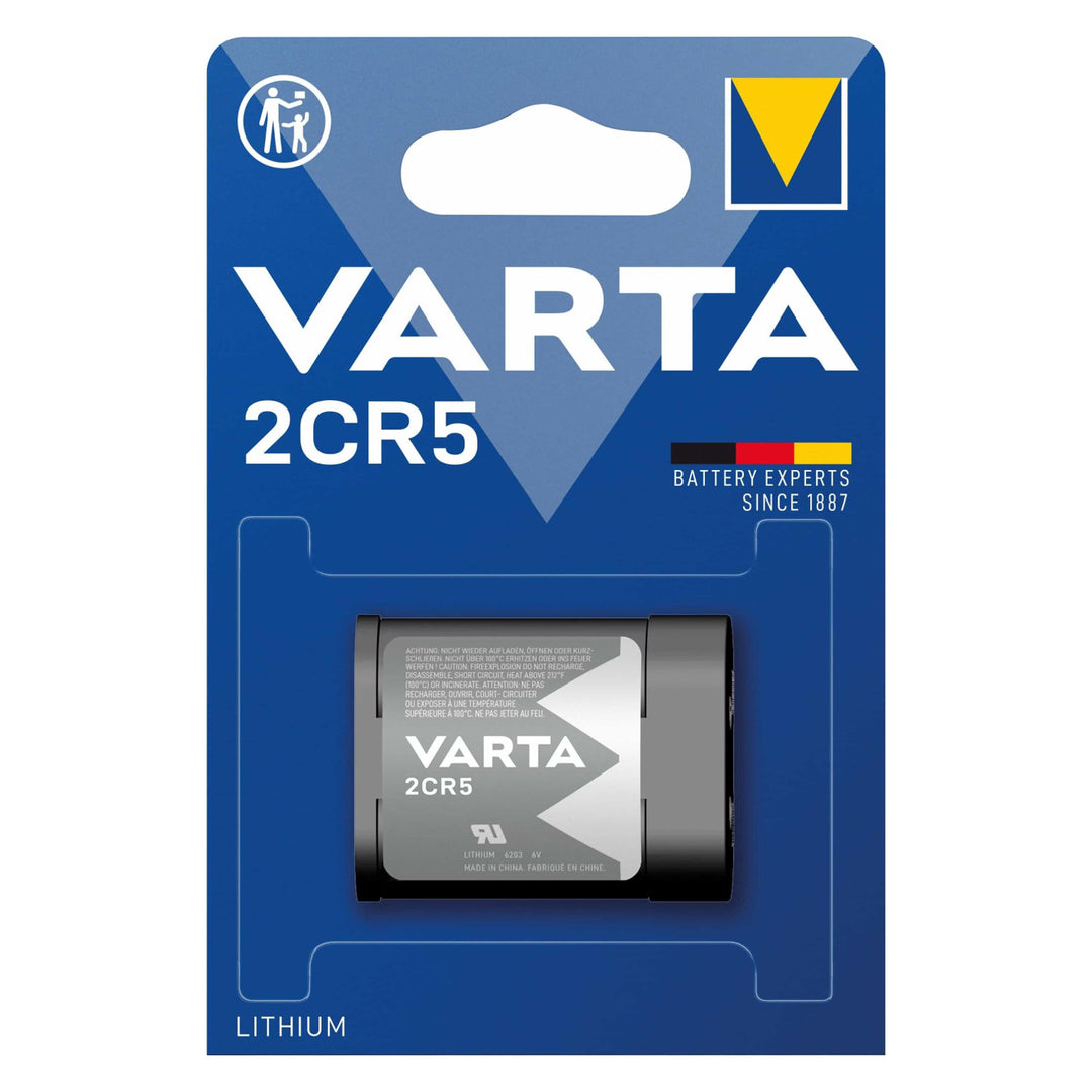 Varta 2CR5 6V-lithiumbatterij voor fototoestellen