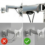 Maclean TV- of monitorbeugel, universeel, max. VESA 200x200, 23-50", 30 kg, zilver, MC-503A S
