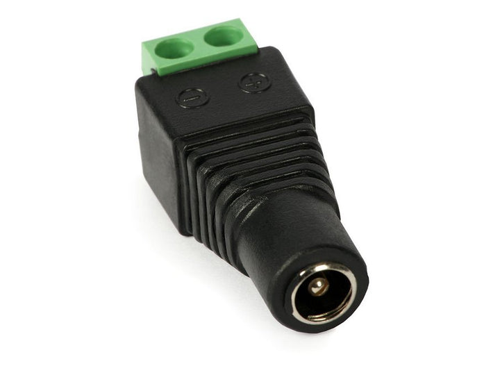 DC-aansluiting vrouwelijke connector voor LED-strips 2,1 mm kwaliteit