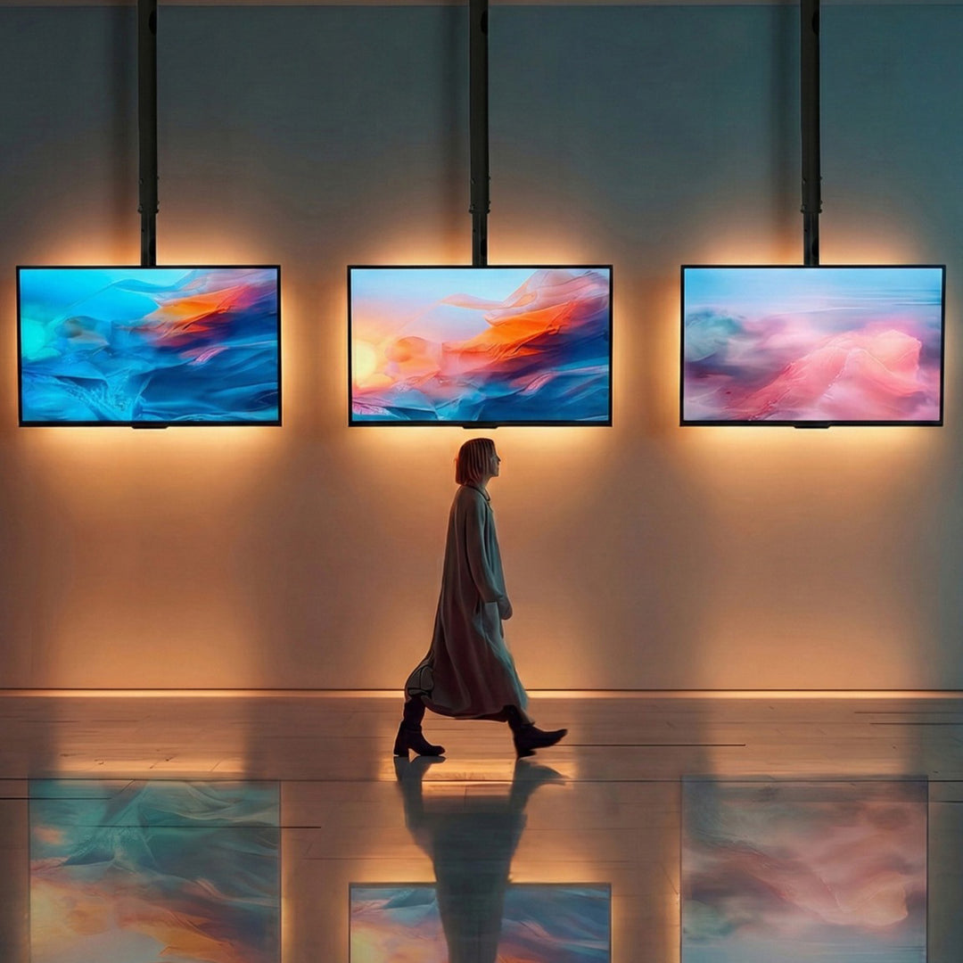 Plafond TV beugel 23-42 "50 - 85 cm 30kg Maclean MC-504A B zwart