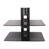 Dubbele glazen plank voor de DVD-tuner Art D-50N console