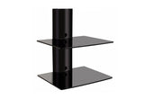 Dubbele glazen plank voor de DVD-tuner Art D-50N console