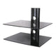 Dubbele glazen plank voor de DVD-tuner Art D-50N console