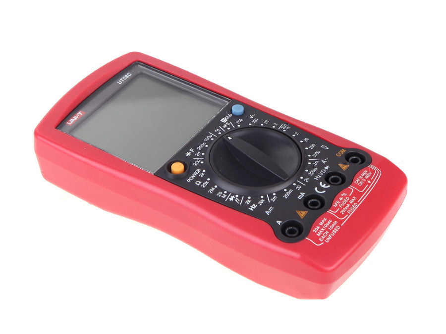 De professionele UT58C - UNI-T UT58C digitale meter vervaardigd door Uni-t is een universele multimeter met een aantal meetfuncties.