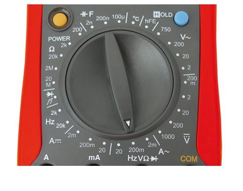 De professionele UT58C - UNI-T UT58C digitale meter vervaardigd door Uni-t is een universele multimeter met een aantal meetfuncties.