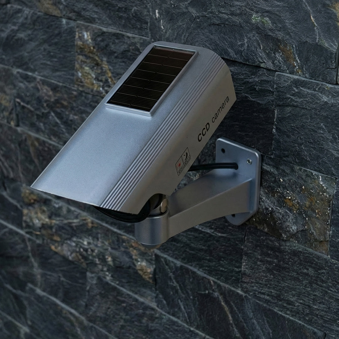 Dummy-camera SOL1200 Zonne-flitsend LED-ingebouwd zonnepaneel