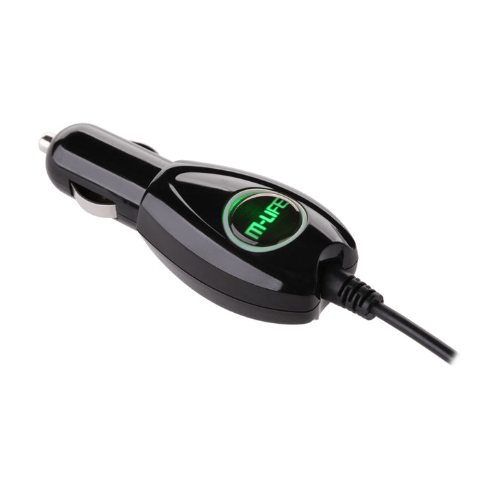 MicroUSB 800mAh M-Life auto-oplader spiraalkabel