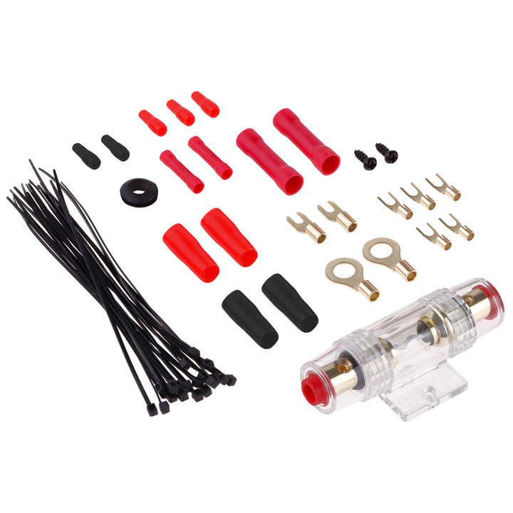 Versterker kabel set + montage accessoires Kruger&Matz KM0011