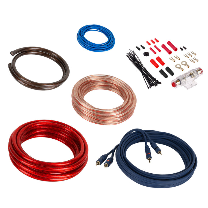 Versterker kabel set + montage accessoires Kruger&Matz KM0011