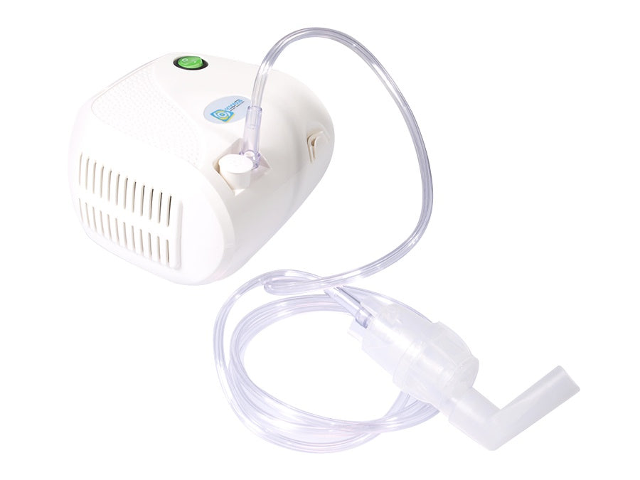 Inhalator omnibus Wit kleur  BR-CN116B zuigercompressorinhalator