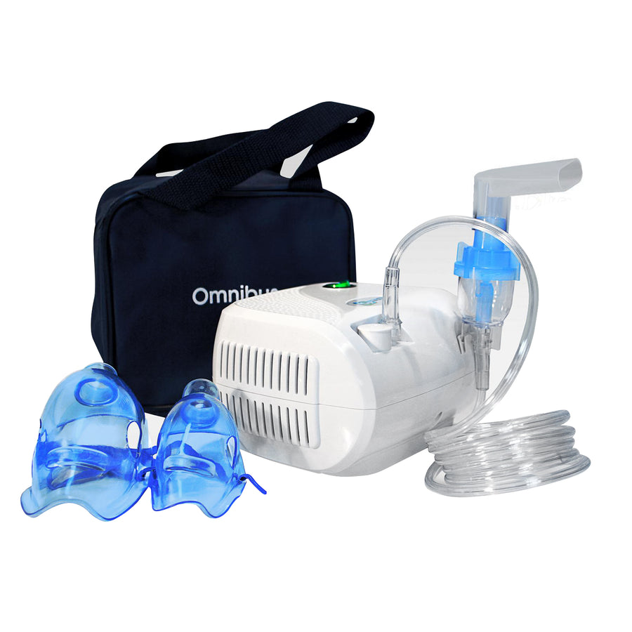 Inhalator omnibus Wit kleur  BR-CN116B zuigercompressorinhalator