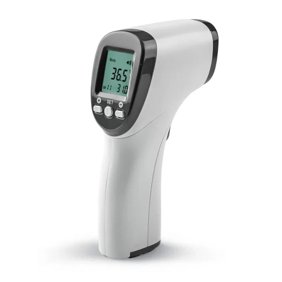 Contactloze thermometer van Tech-Med, LCD-scherm, geheugen voor 32 resultaten, TM-F03BB