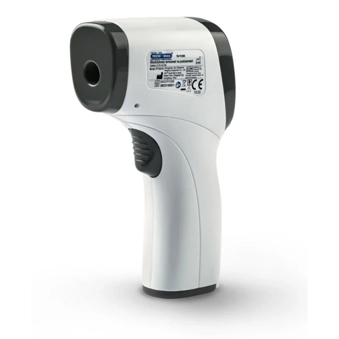 Contactloze thermometer van Tech-Med, LCD-scherm, geheugen voor 32 resultaten, TM-F03BB