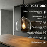 Lamphouder met automatische 360 ° bewegingssensor Maclean Energy MCE24