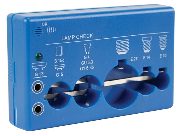 Lampentester voor G13, B15d/G5, G4/GU5.3/GY6.35, E27, E14, E10 VTTEST8 van Velleman