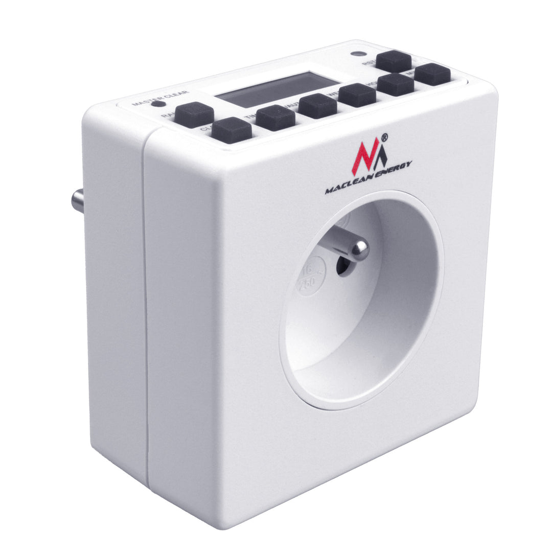Programmeerbare digitale timer met Penaarde 3600W max 156 Maclean Energy MCE30